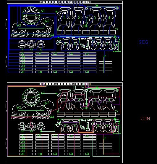 【批发钟表类LCD液晶屏 厂家直销】