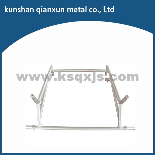 铝合金休闲沙滩椅，焊接工艺，本色阳极