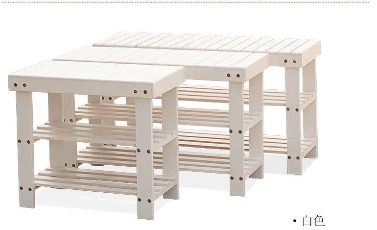 柜类-松木三层白色原色胡桃色实木 木质穿鞋凳换鞋凳-柜类尽在阿里巴巴-徐州市永琼