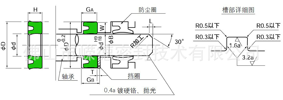 UHS油封工作图