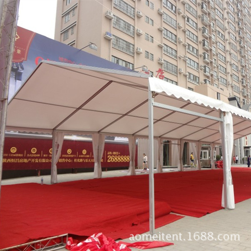 10米白色开盘篷房