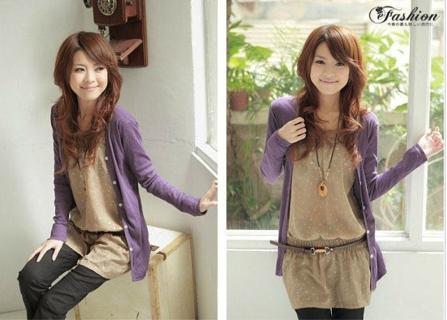 【一件代发 外贸女装<em>艾格</em>风韩版<em>开衫</em> 长袖长款