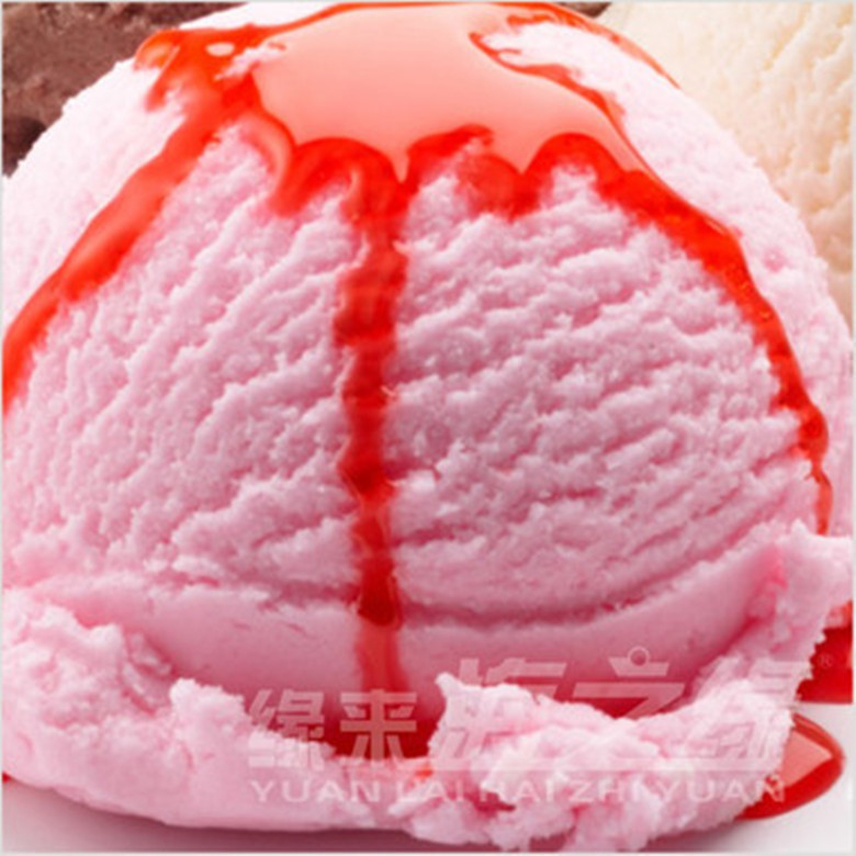 【伊利 草莓味冰淇淋 3.5公斤\/桶 可挖出70个球