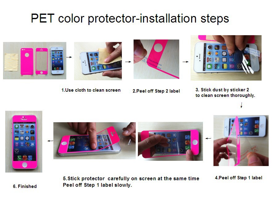 PET color protector installati