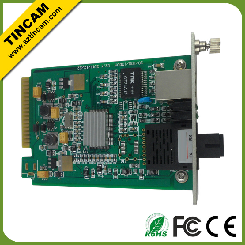 media converter card insert-SC