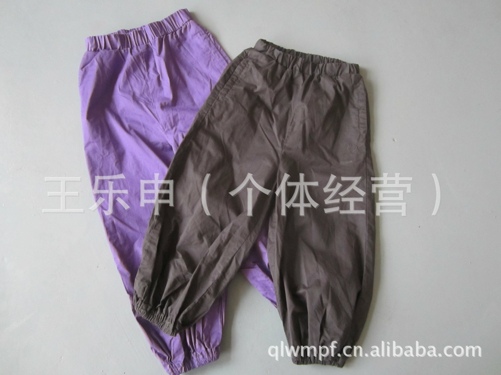 【外贸童装批发 <em>原单</em>童灯笼<em>马裤</em> 中大童纯棉七