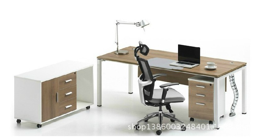 办公家具办公桌 主管桌 经理办公桌 简约 钢架桌