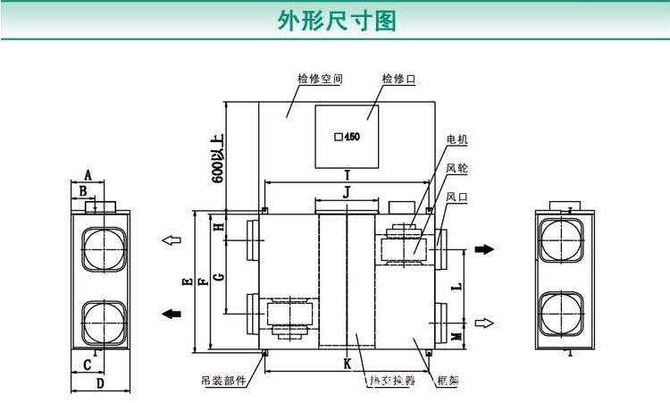 杭州绿岛风全热交换器qfa-d4000r,杭州地区上门安装