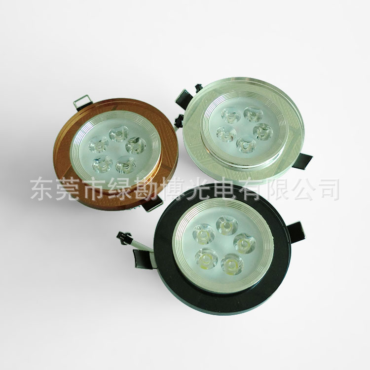 玻璃面5W天花灯