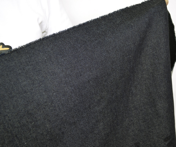 12S*10S全棉牛仔布斜纹牛仔布100%棉男裤料牛仔布9盎司特深蓝