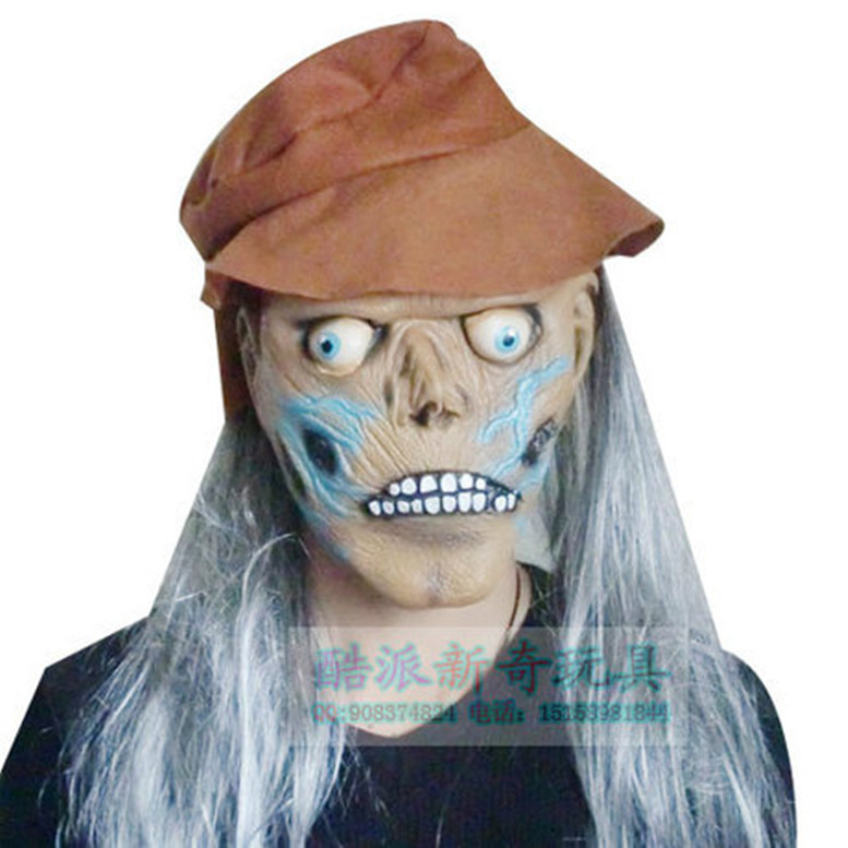 爱奇玩具批发恐怖面具 彩绘面具搞笑整人玩具