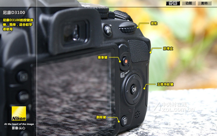 尼康d3100数码相机nikon/尼康原装正品全新行货