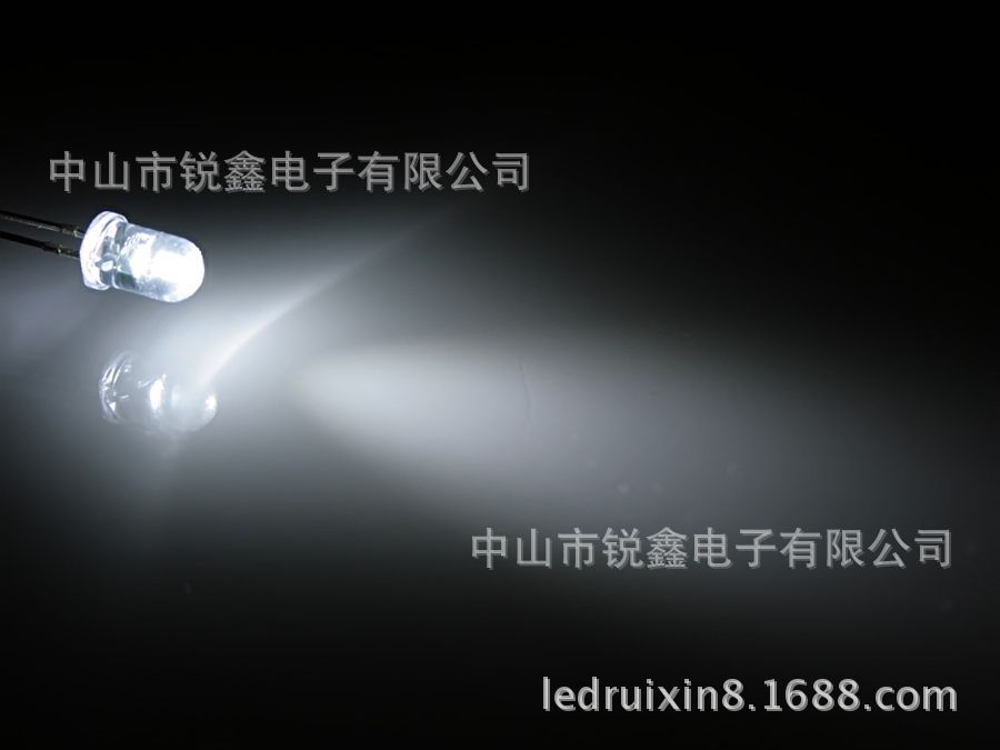 LED系列产品-高品质5mm圆头白光led灯珠 一