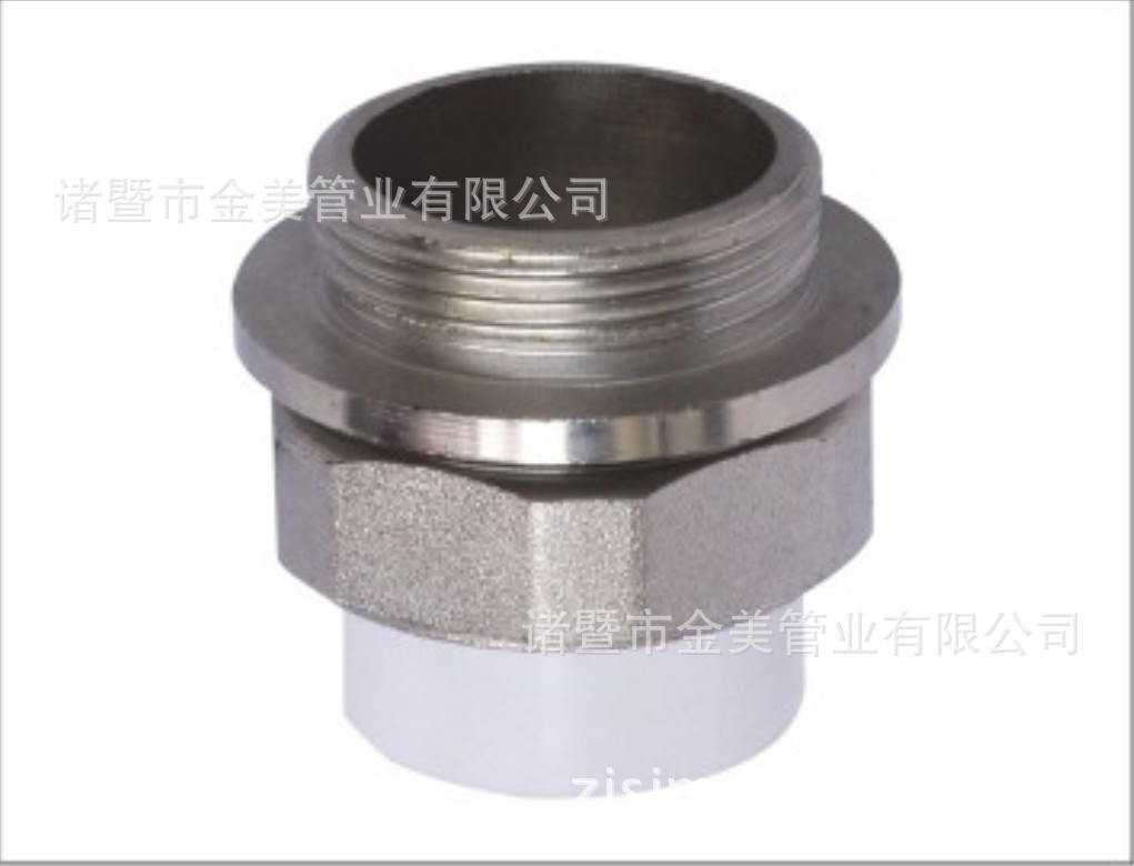 铜铁PPR双热熔活接大图