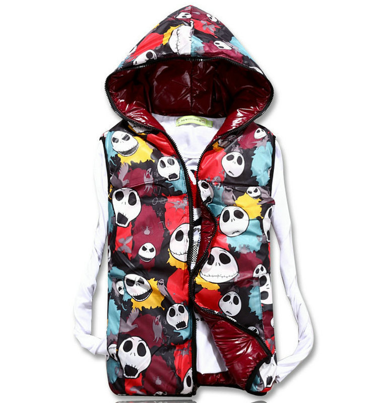 2014情侣<em>羽绒</em>棉<em>马甲北京</em>青年 姚笛同款背心骷