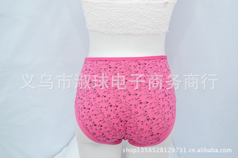 【纯棉莫代尔面料女式花<em>内裤</em>短裤<em>舒适</em>透气吸汗