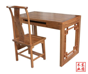 成套家具-厂家直销 明式电脑桌配靠背椅 中式古