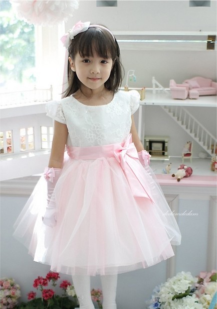 <em>女儿童礼服</em>公主裙童装花童婚纱服装幼儿蓬蓬裙