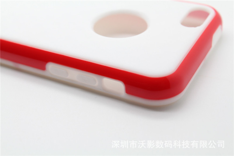 iphone5c曬紋雙色軟殼