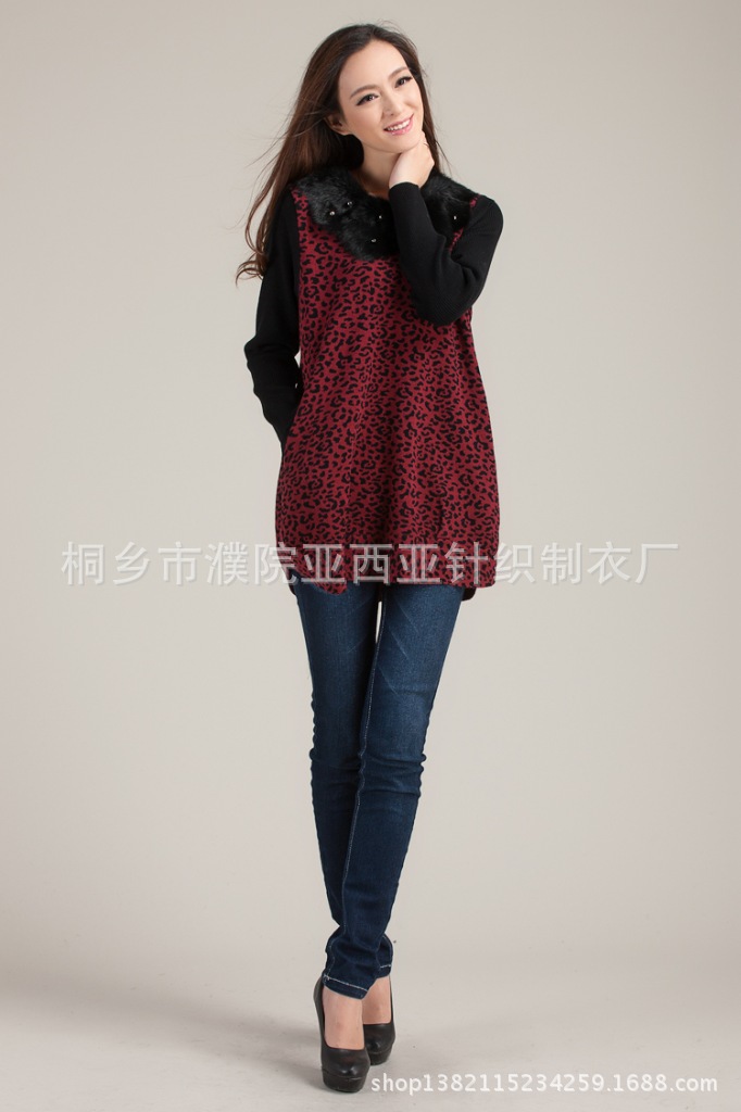 2013秋冬尊贵妈妈装羊毛衫