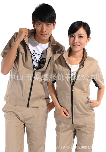 【供应汽车美容工作服 涤棉工作服 男女 珠海厂