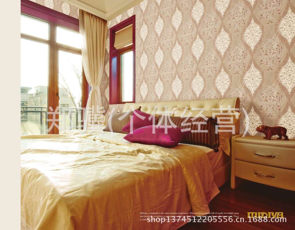 【米帝亚墙布 墙纸墙布 厂家直销 批发加盟】价