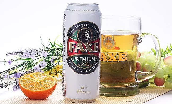 53006 丹麦进口啤酒 热卖啤酒 清啤 皇家法克5%清啤酒 500ml