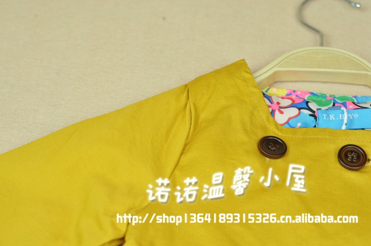 【2013<em>秋季</em>新品童风衣 韩版<em>时尚女中童</em>春秋外