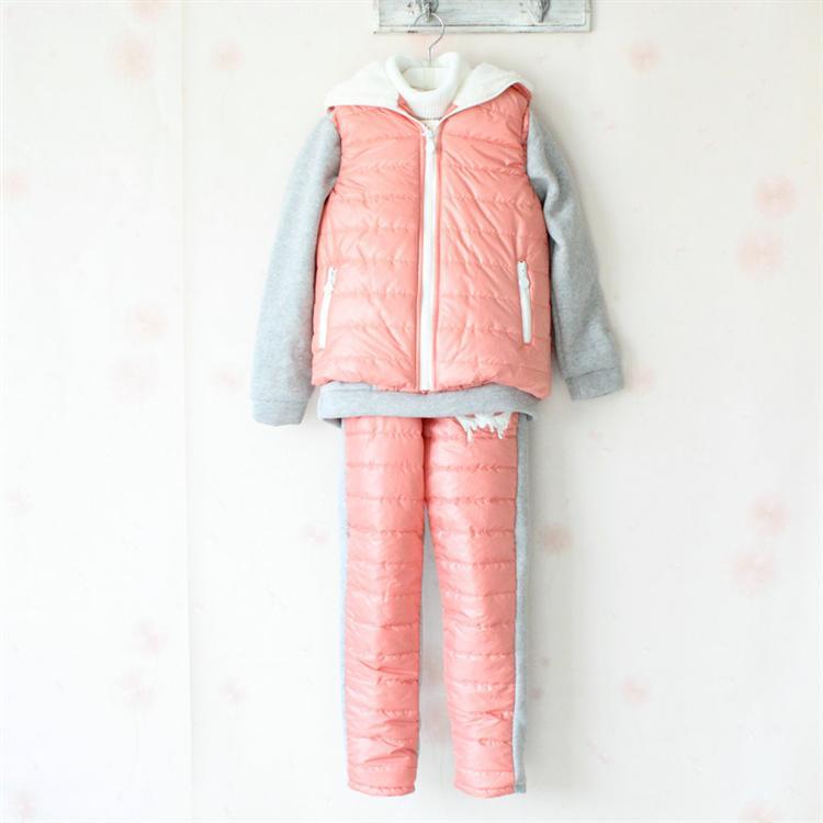 2013韩版冬季童装套装 女童<em>马甲</em>卫衣3件套 抓