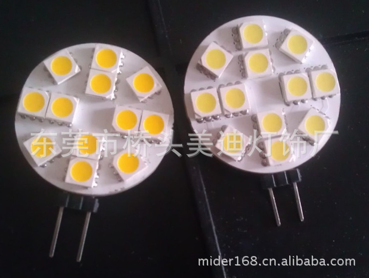 美迪供應寬電壓G4-12SMD5050 LED汽車燈. 水晶燈  G4燈 LED燈工廠,批發,進口,代購