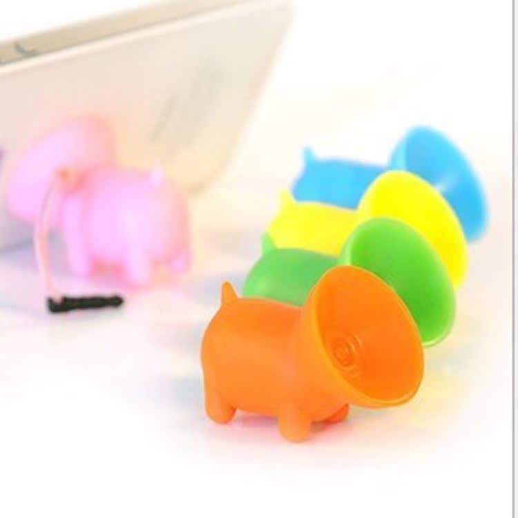 批发采购手机座-厂家直销 手机座 硅胶小猪支架