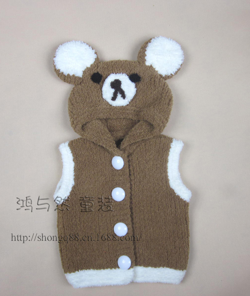 童毛衣-春季手工编织<em>宝宝绒线</em> 中小童秋装新款