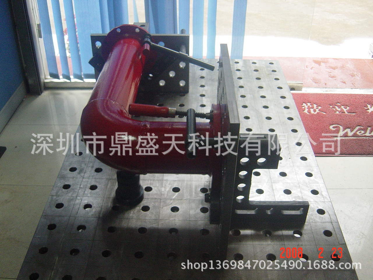 化工管道法兰焊接工装,多功能,三维柔性焊接工