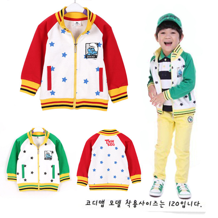 6.18 韩版童装 twin allo小木马童装秋<em>款开衫</em>外套