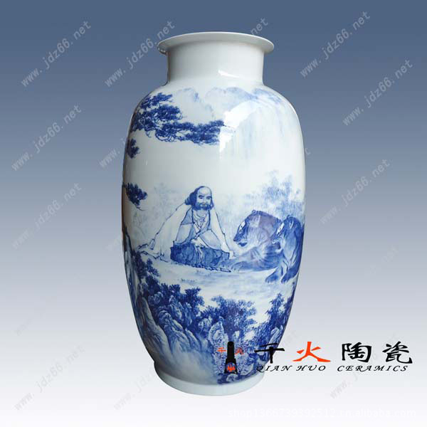 59达摩山林图陶瓷花瓶QHXD01300059 71-35