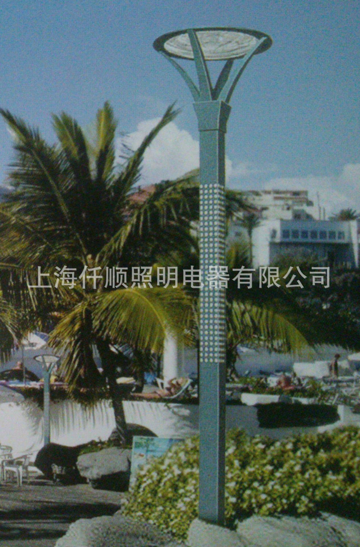 【庭院灯灯杆 直径76-140 直杆 拉条纹 压花 均