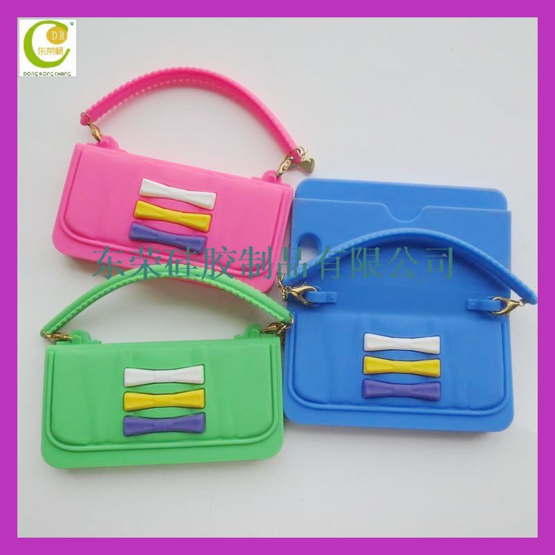 Iphone 5 handbag silicone cove