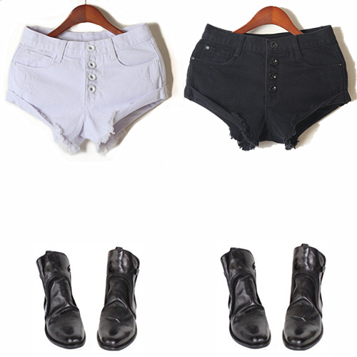 批发采购女式牛仔裤-欧美复古街拍混搭显瘦休