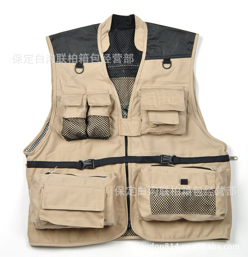 定做可绣字户外休闲 <em>马夹</em> <em>摄影马甲</em> 记者导演服