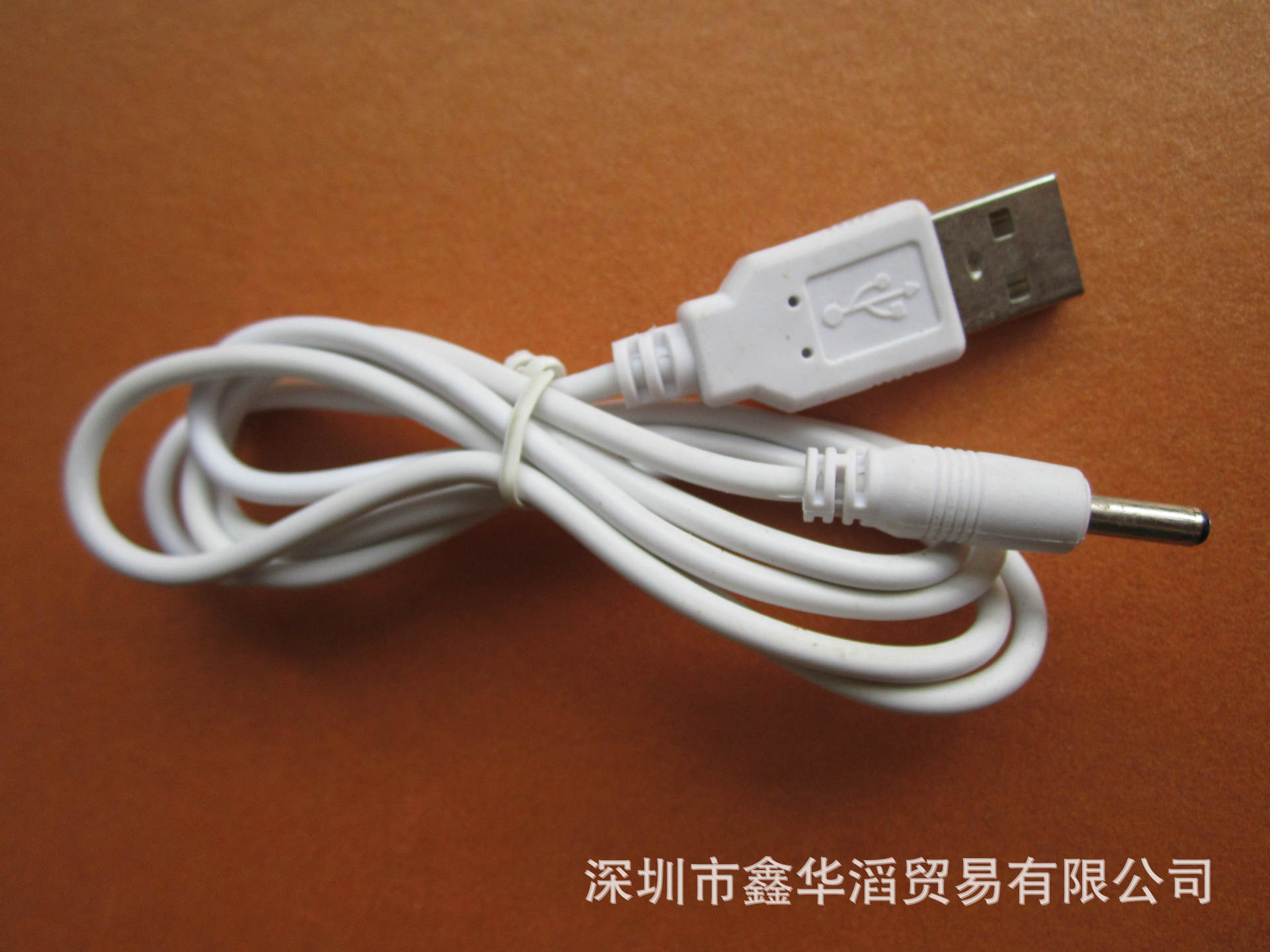现货出售USB转DC 3.5 头数据线 充电线 数据线