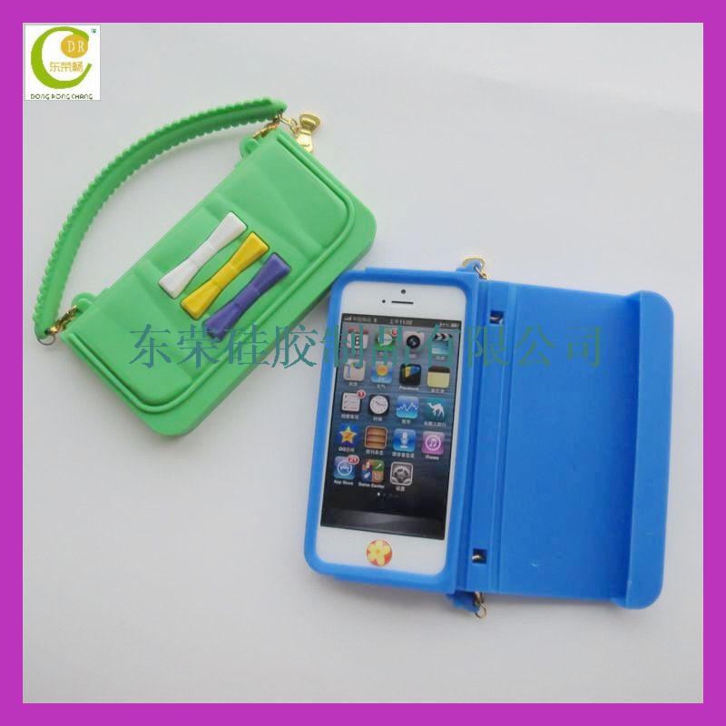 Iphone 5 handbag silicone cove