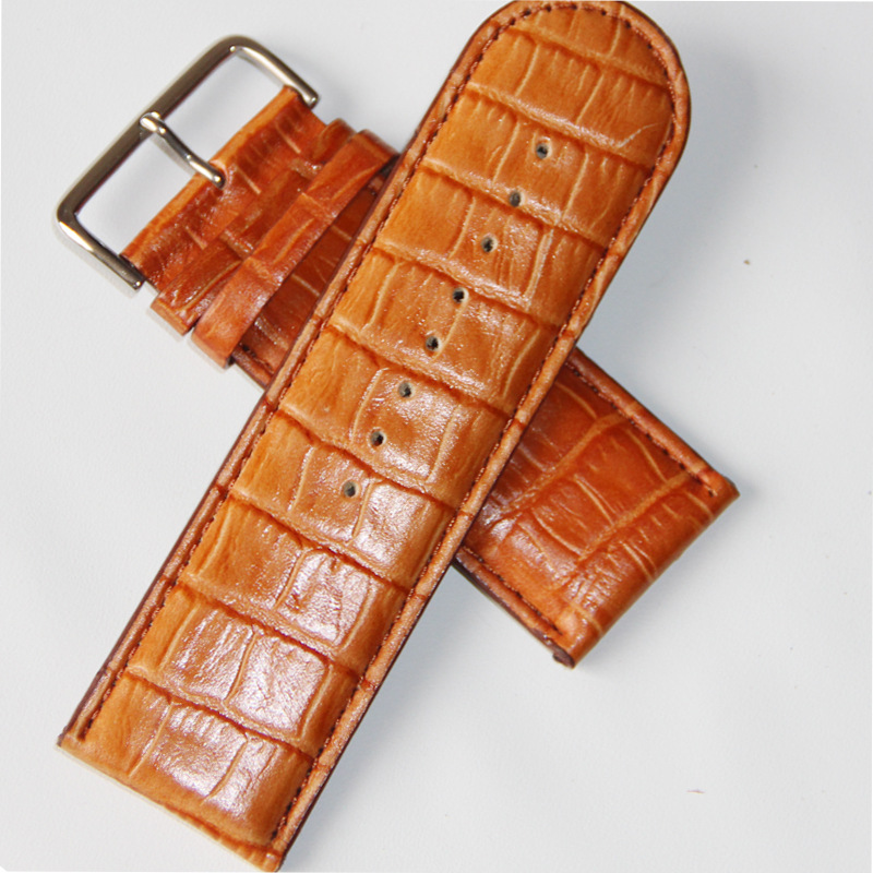 【广州表带厂 时尚品牌人造皮革PU手表带生产