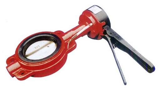 ZSXF手柄信号蝶阀\/消防蝶阀\/信号蝶阀\/蝶阀图