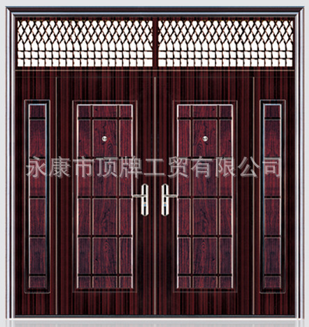 【订做农村金属漆非标大门 大门 庭院大门 双开