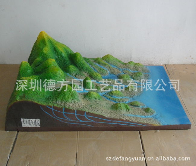 厂家直销地理园模型 水土流失 风蚀 五种地貌 专业品质物美价优