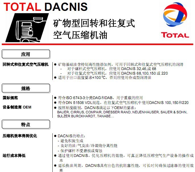 TOTAL-DACNIS-P 1空压机