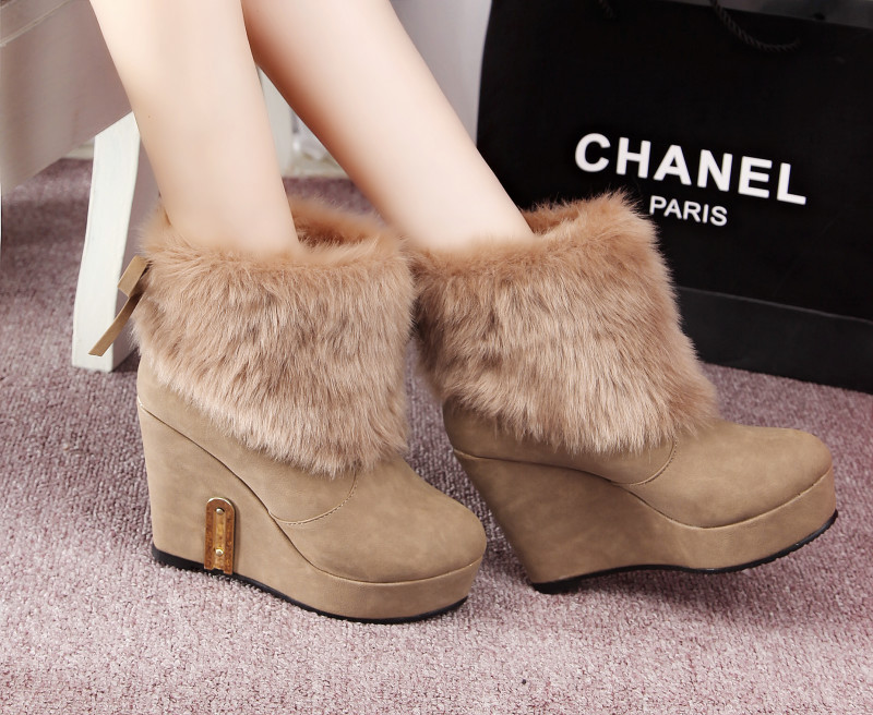 2013秋<em>冬季</em>新款<em>女鞋</em>时尚<em>女鞋</em>坡跟镀金底台金