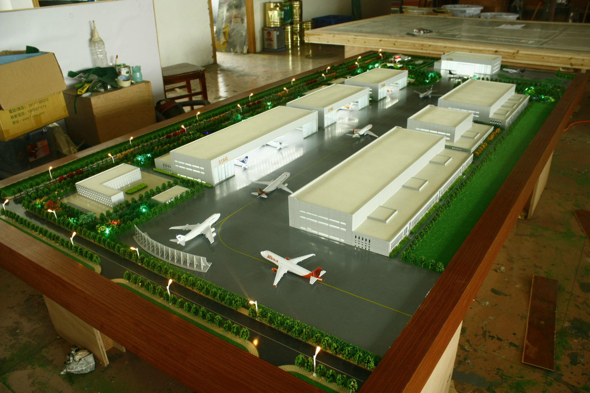 机场模型沙盘