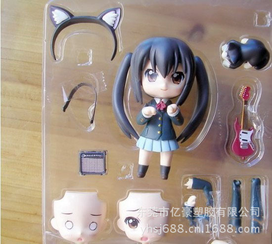 厂家加工Q版粘土,K-ON!轻音少女,中野梓/梓喵