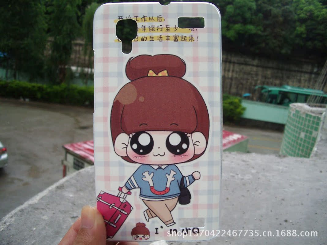 卡通搞笑UV彩绘步步高vivo X5手机壳批发 定制步步高x5手机保护壳